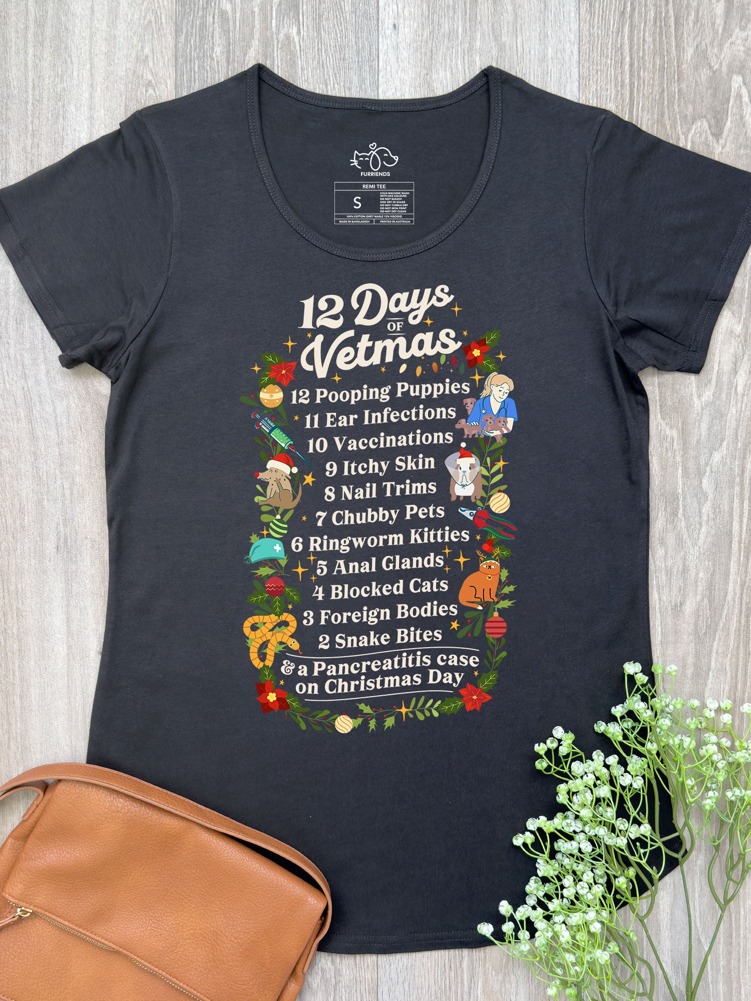 12 Days Of Vetmas Remi Women's Tee