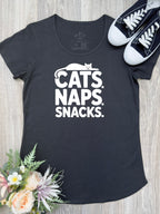 Cats. Naps. Snacks. Remi Women's Tee