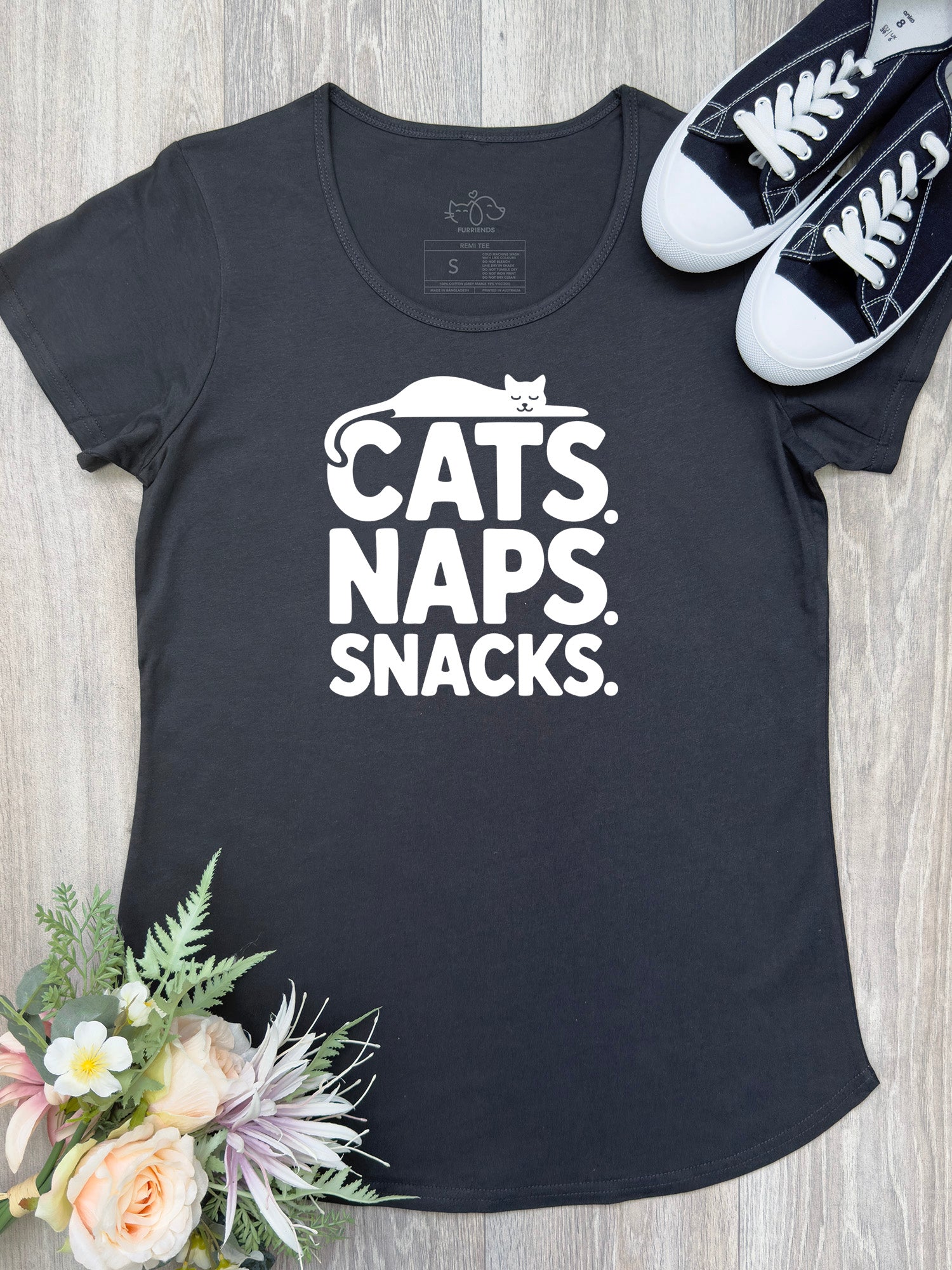 Cats. Naps. Snacks. Remi Women's Tee