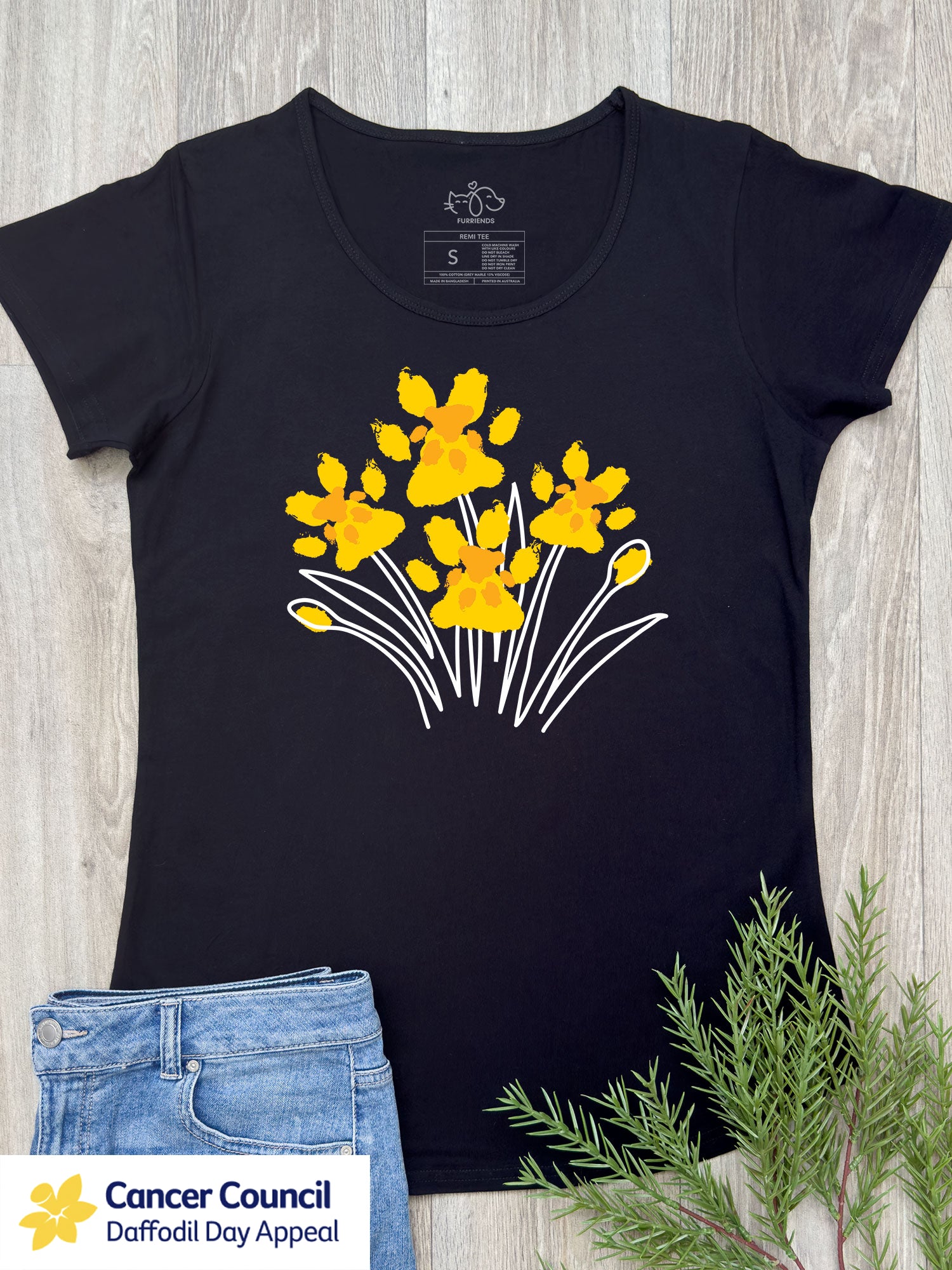 LIMITED EDITION Pawsitive Blooms Remi Scoop Neck Women's Tee