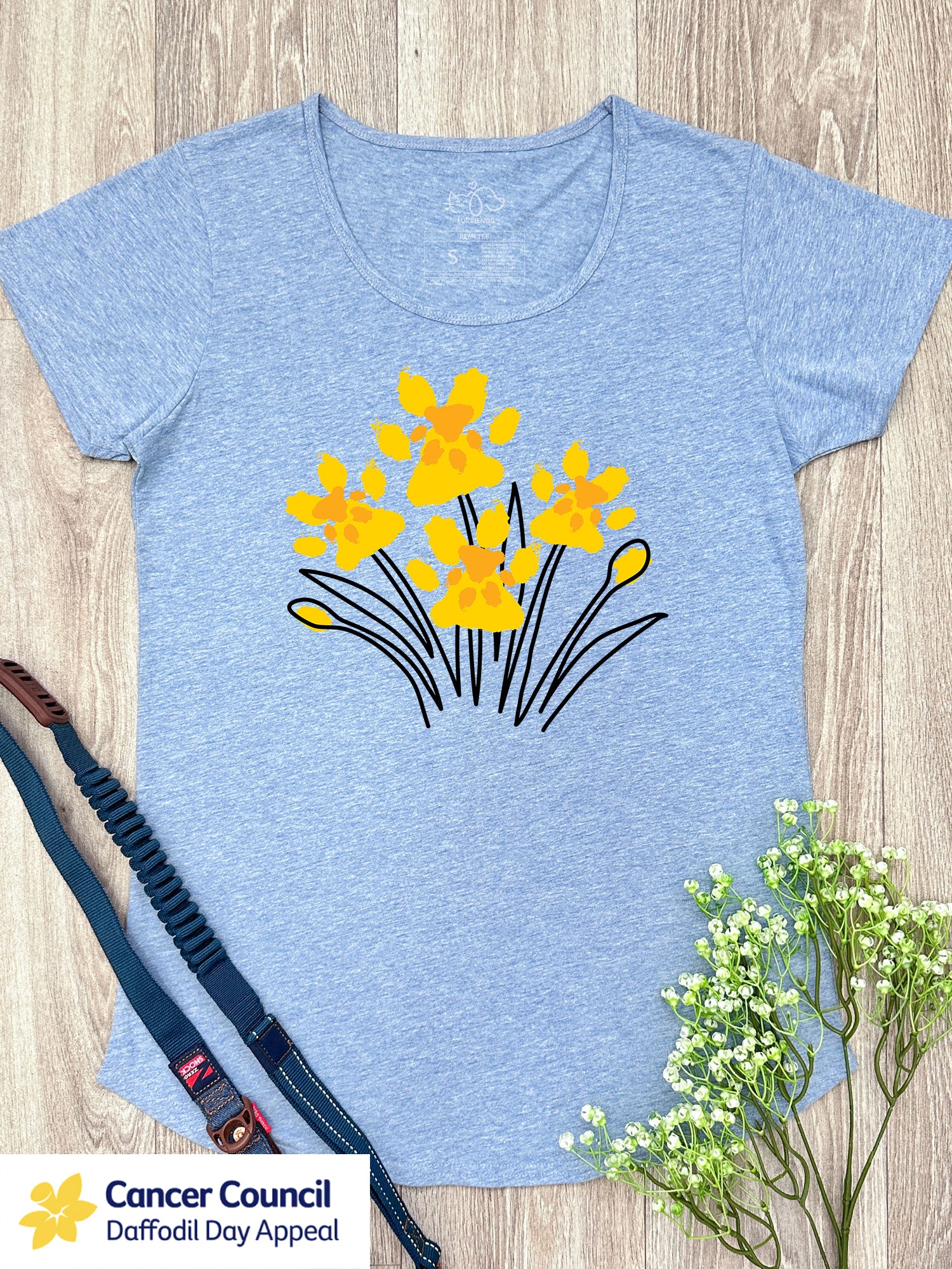 LIMITED EDITION Pawsitive Blooms Remi Scoop Neck Women's Tee