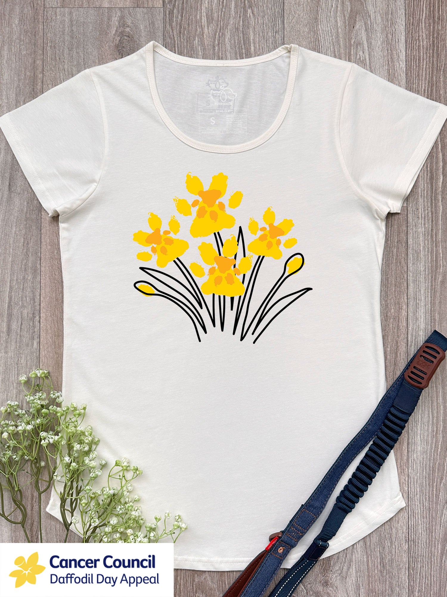 LIMITED EDITION Pawsitive Blooms Remi Scoop Neck Women's Tee