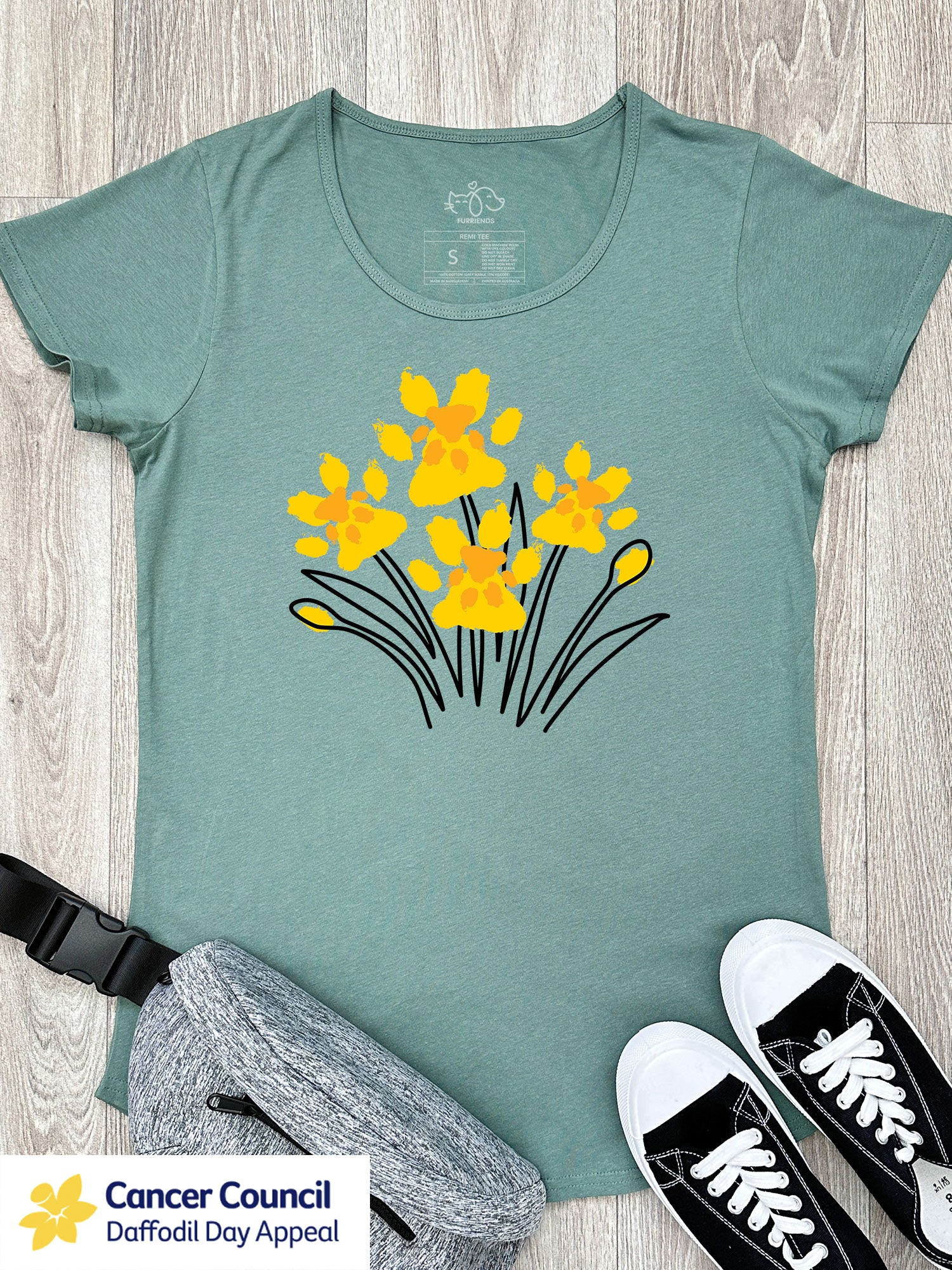 LIMITED EDITION Pawsitive Blooms Remi Scoop Neck Women's Tee