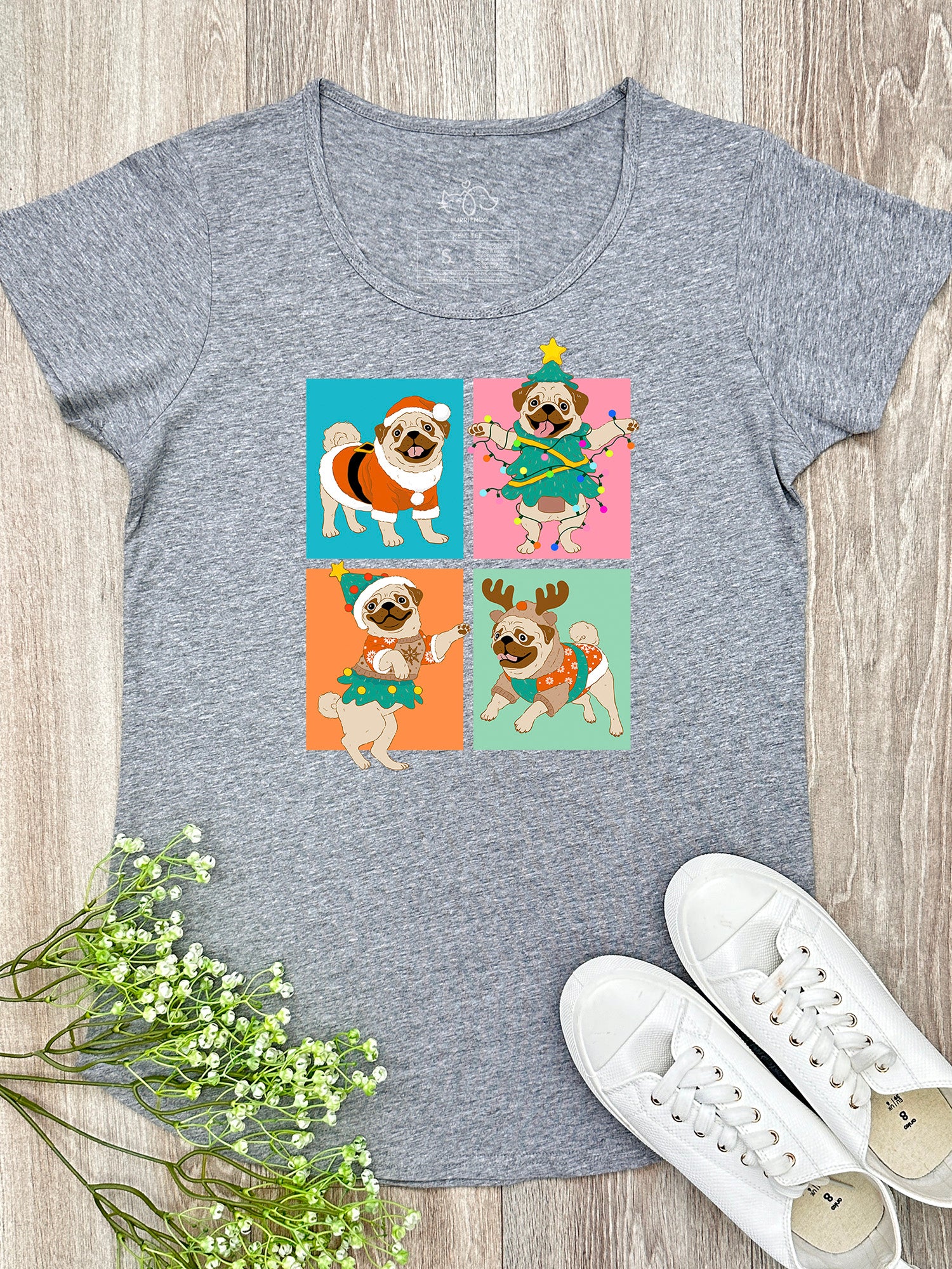 Pugmas Remi Women's Tee
