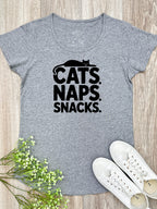 Cats. Naps. Snacks. Remi Women's Tee