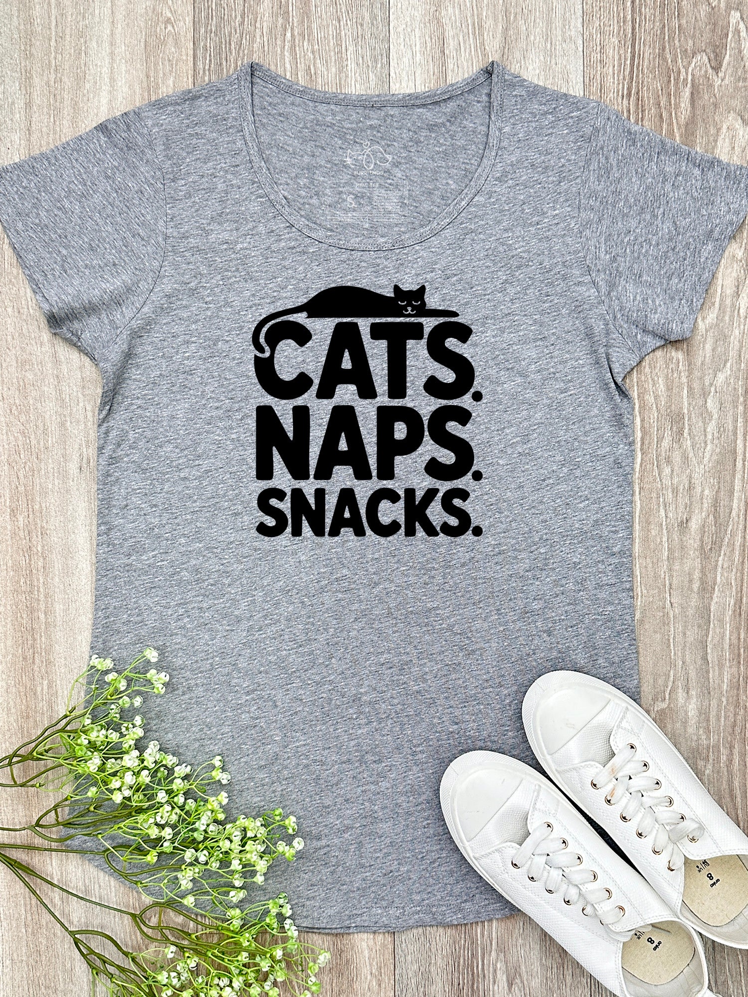 Cats. Naps. Snacks. Remi Women's Tee