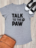 Talk To The Paw Remi Scoop Neck Women's Tee
