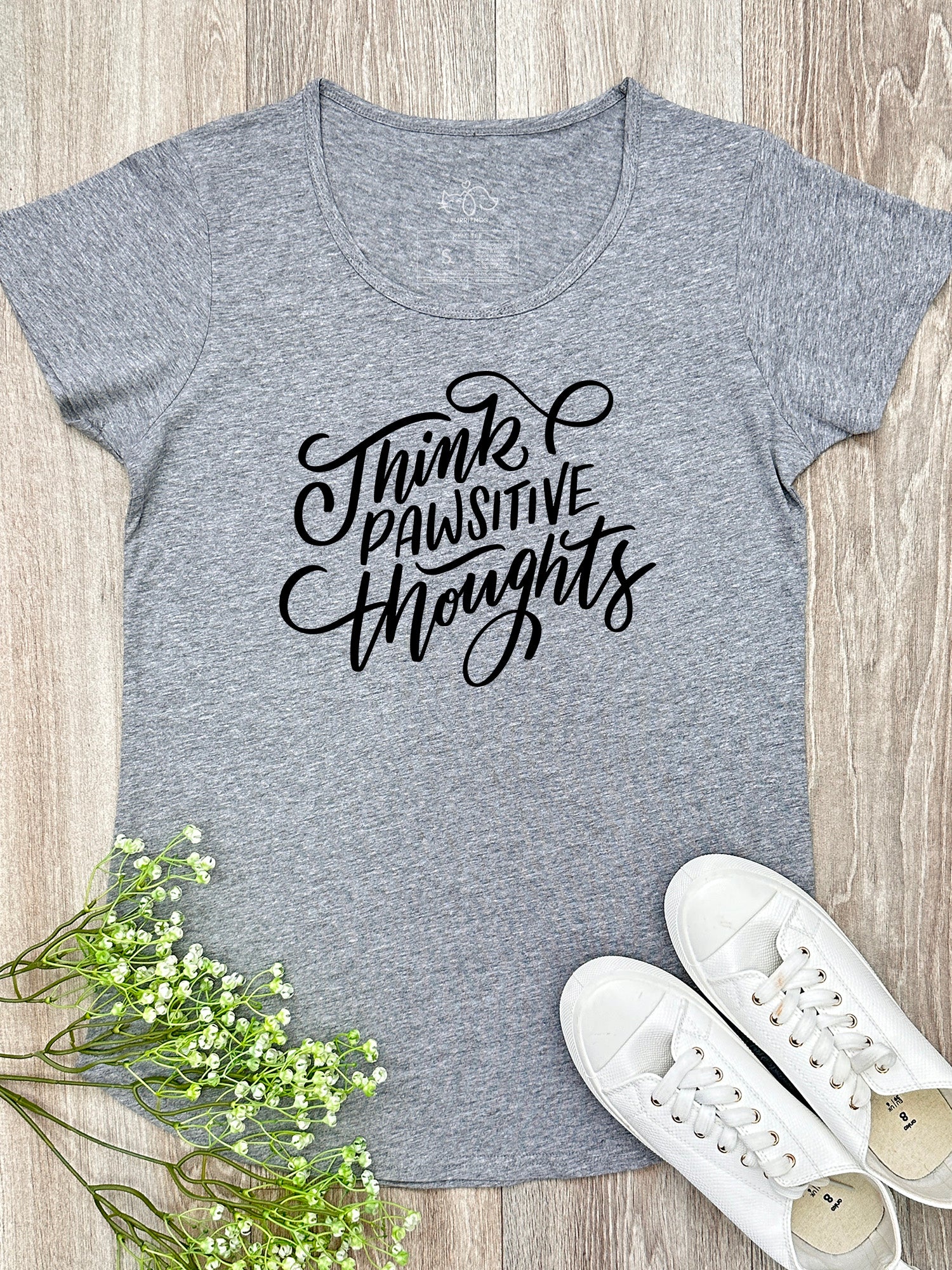 Think Pawsitive Thoughts Remi Women's Tee
