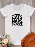 Cats. Naps. Snacks. Remi Women's Tee