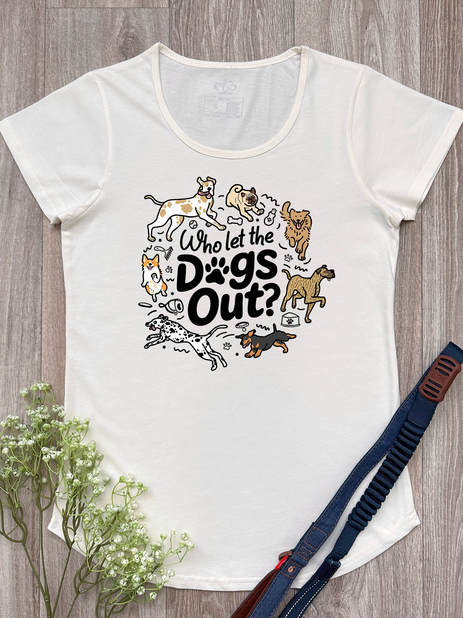 Who Let The Dogs Out? Remi Women's Tee