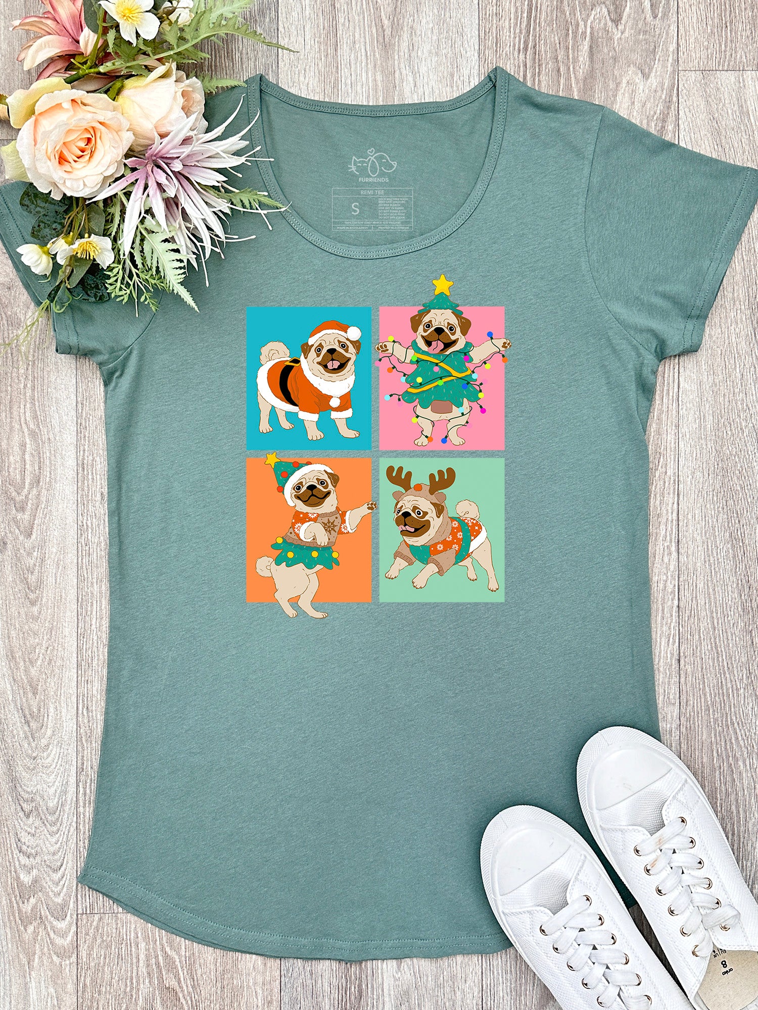 Pugmas Remi Women's Tee