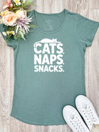 Cats. Naps. Snacks. Remi Women's Tee