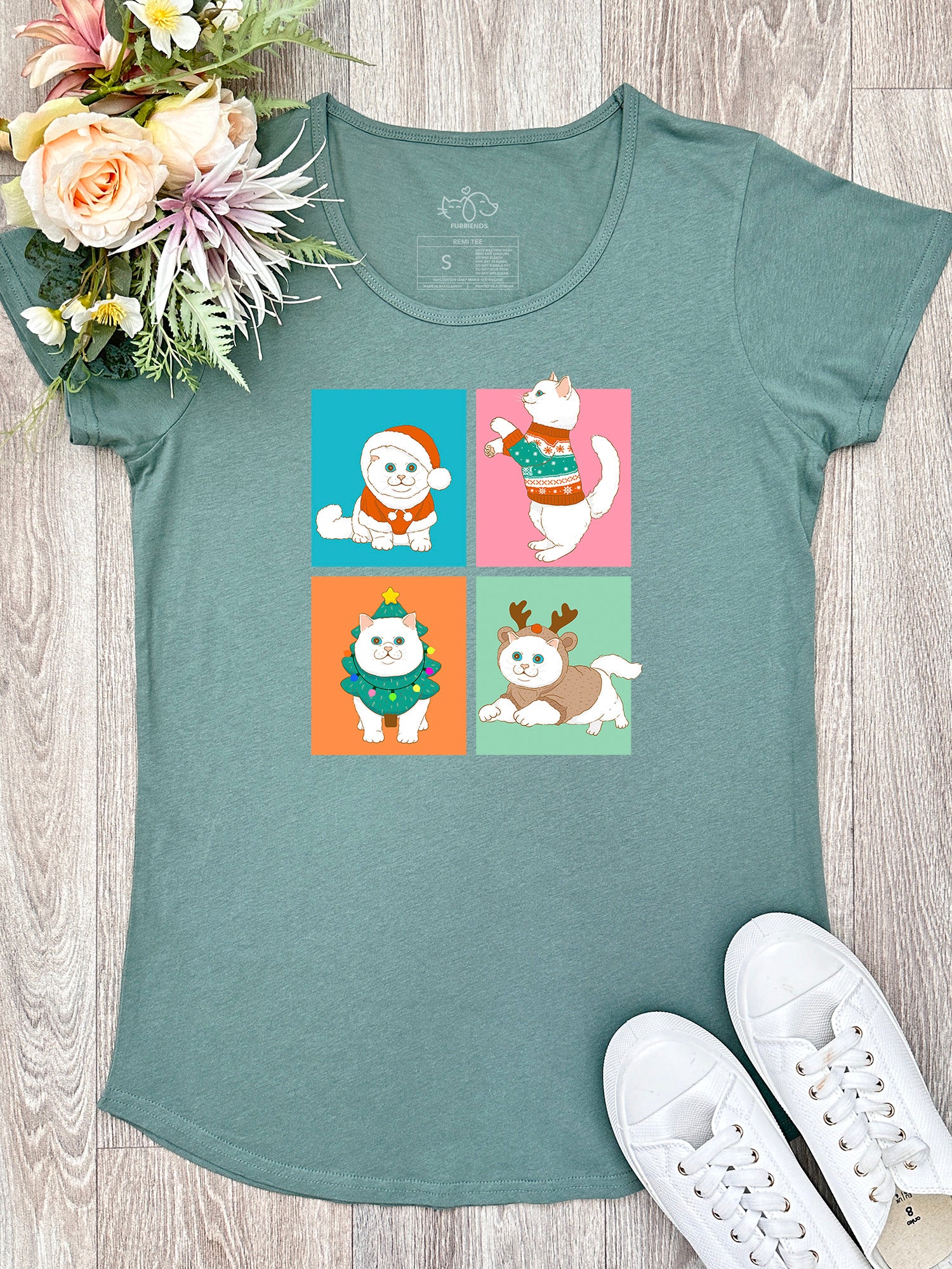 Purrmas Remi Women's Tee