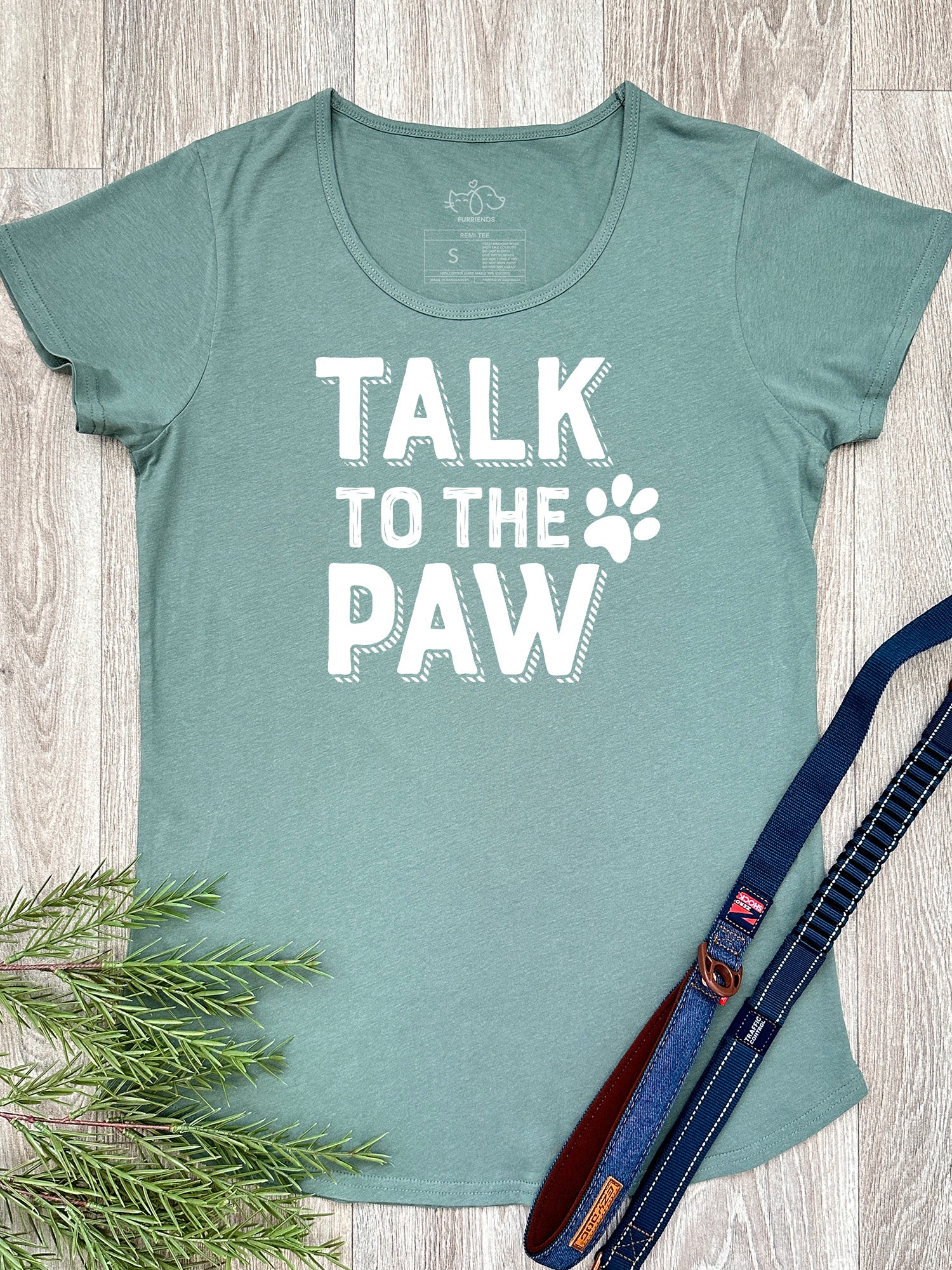 Talk To The Paw Remi Scoop Neck Women's Tee