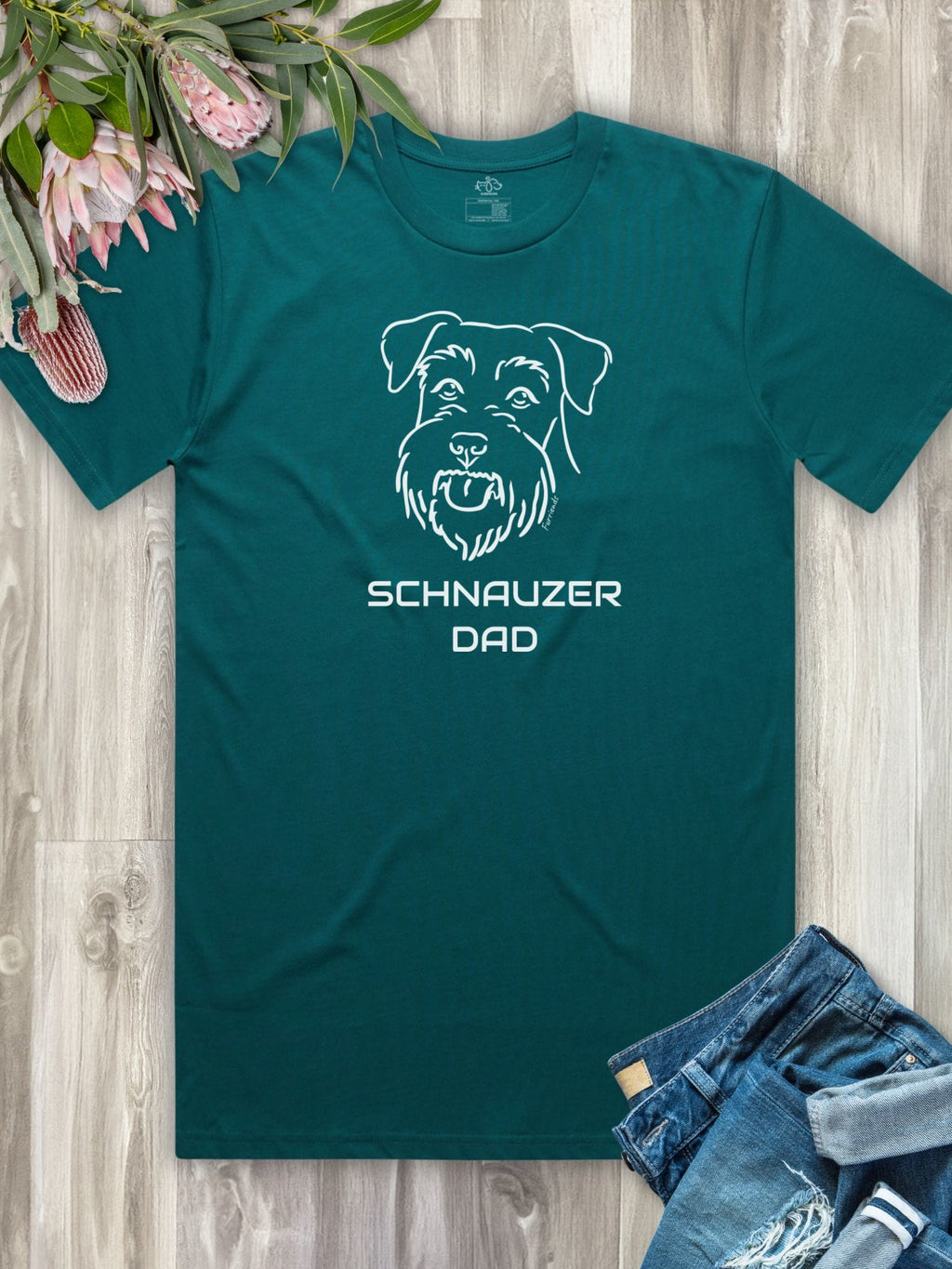 Schnauzer Dad Regular Fit-T-Shirt