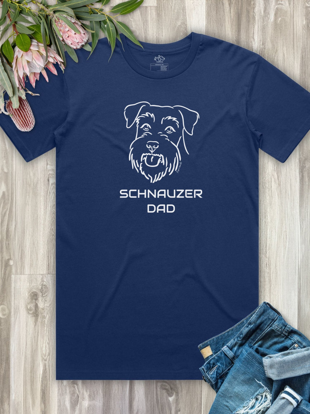 Schnauzer Dad Regular Fit-T-Shirt