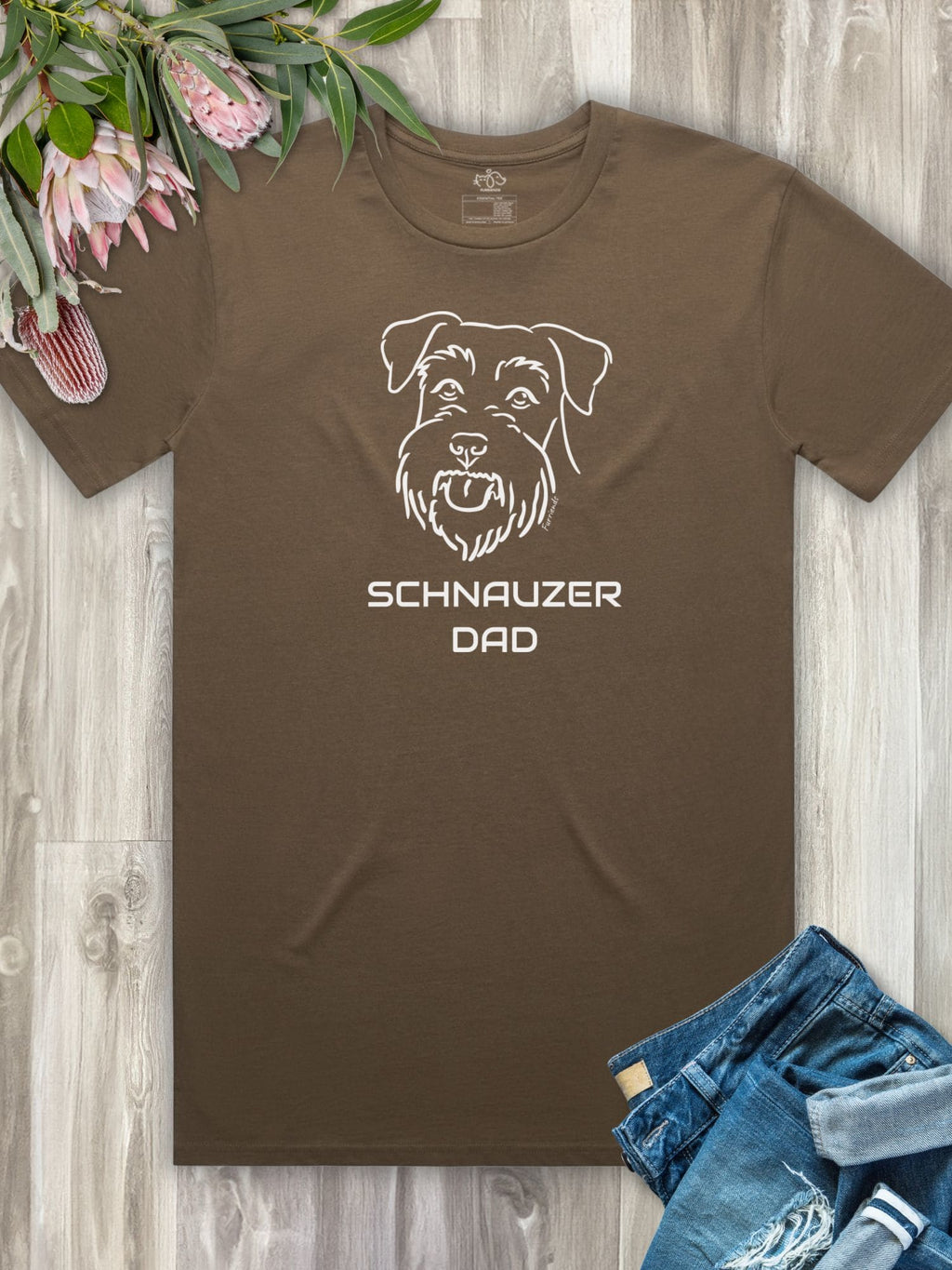 Schnauzer Dad Regular Fit-T-Shirt