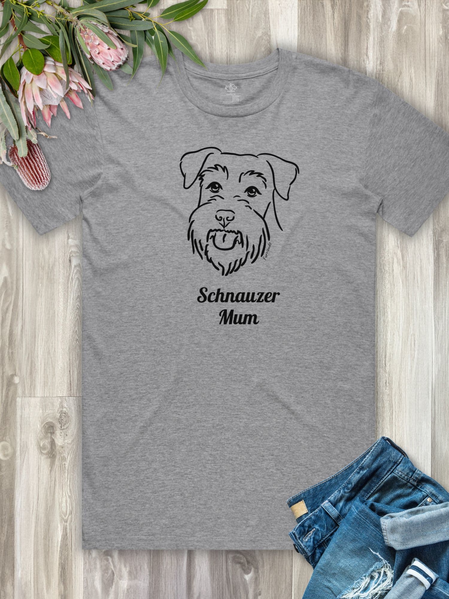 Schnauzer Mum Regular Fit T-shirt