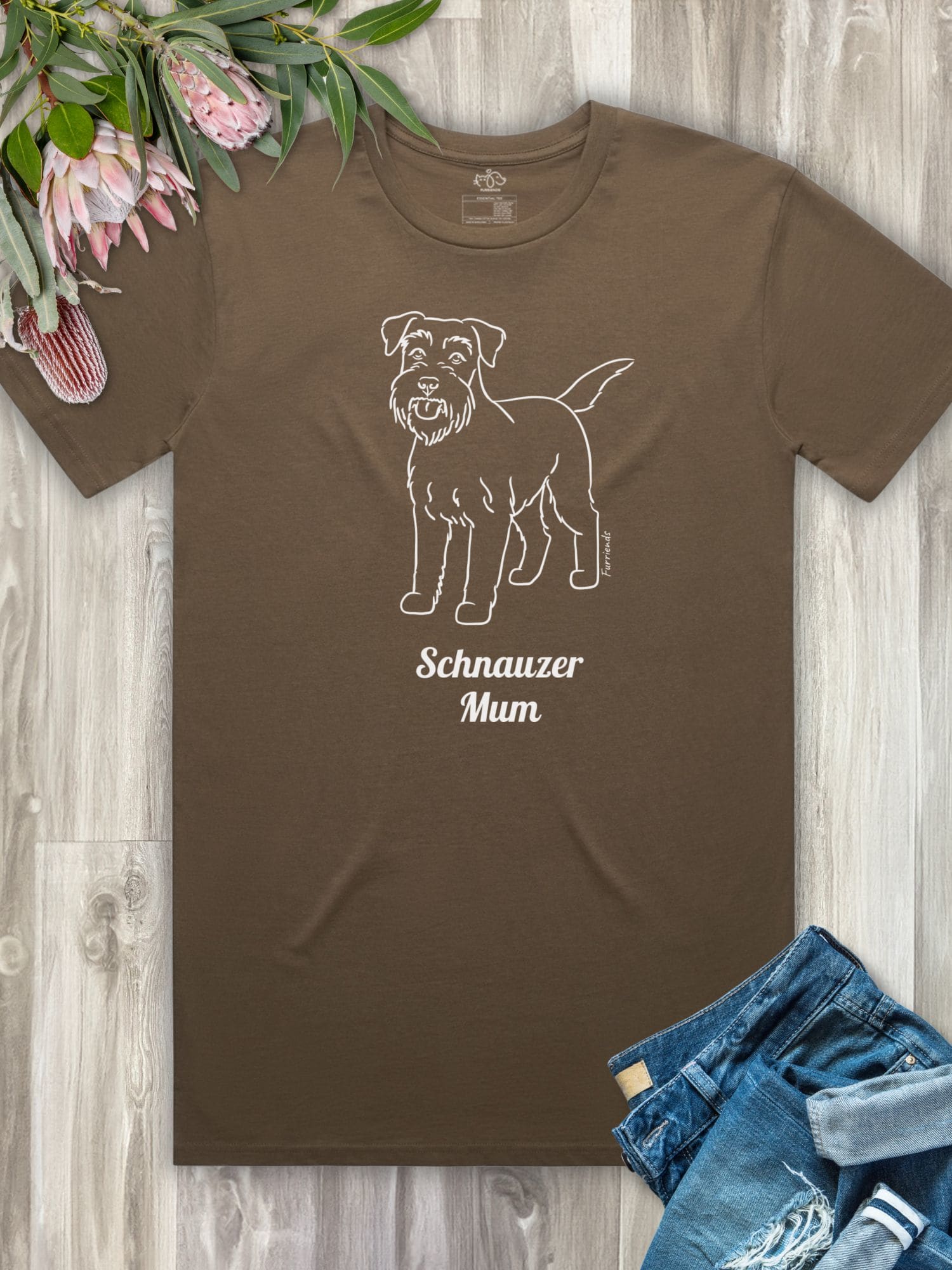 Schnauzer Mum Regular Fit T-shirt