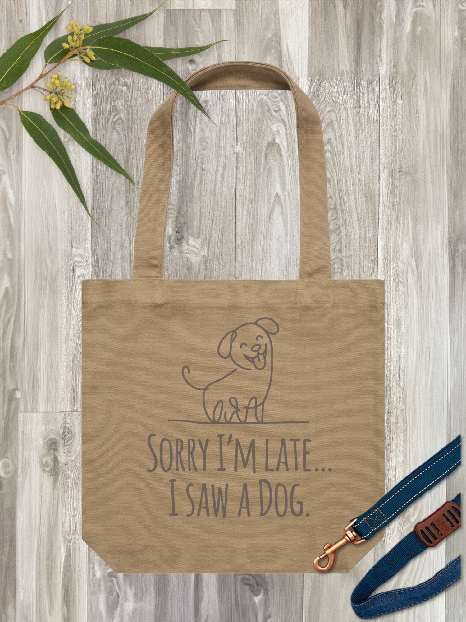 Sorry I'm Late, I Saw A Dog Edith Tote