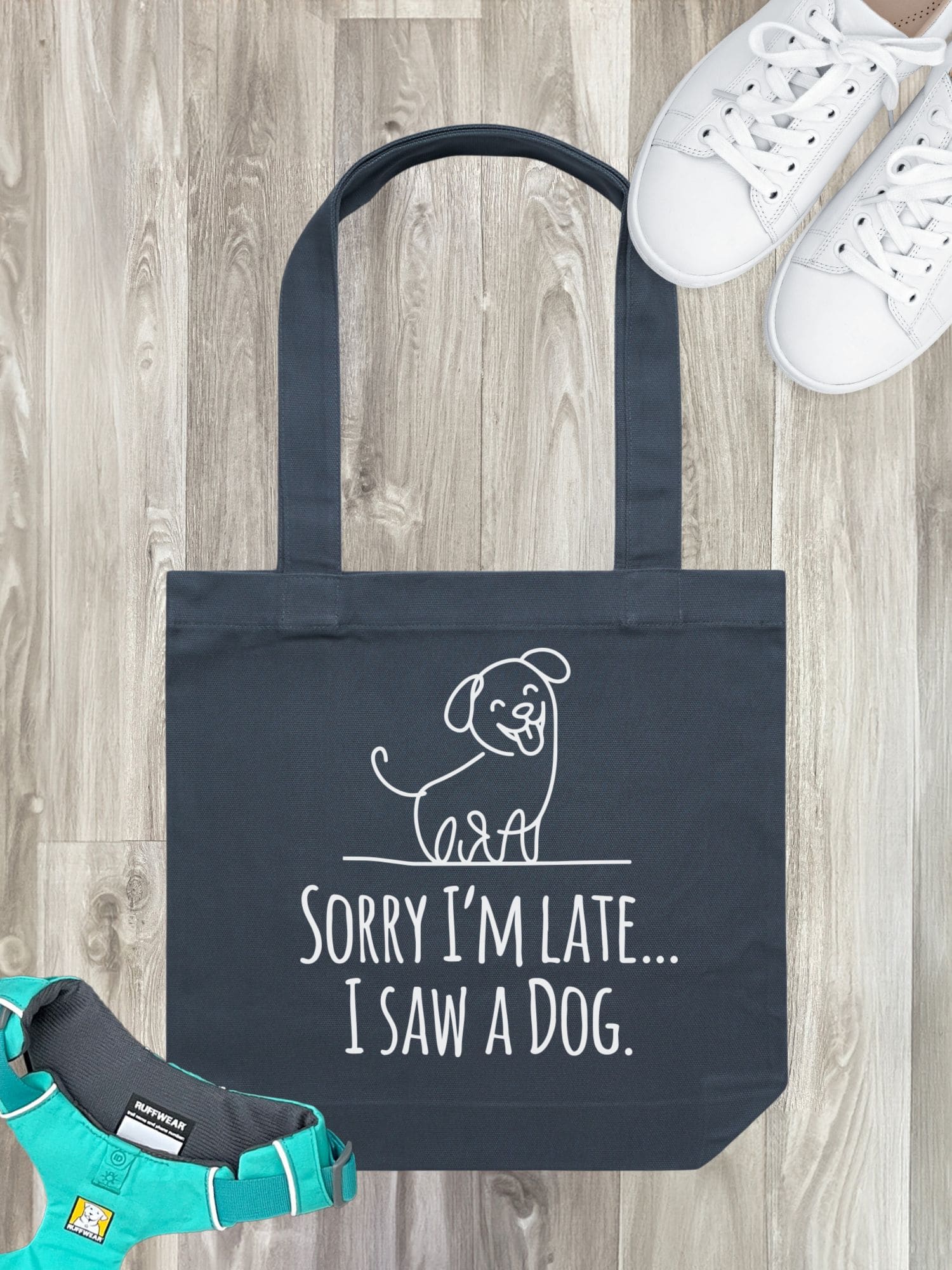 Sorry I'm Late, I Saw A Dog Edith Tote
