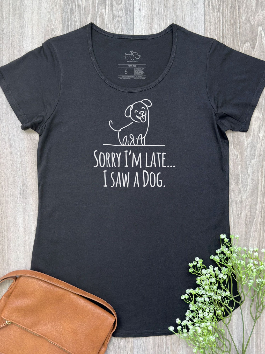 Sorry I'm Late, I Saw A Dog Remi Women's Scoop Neck Tee