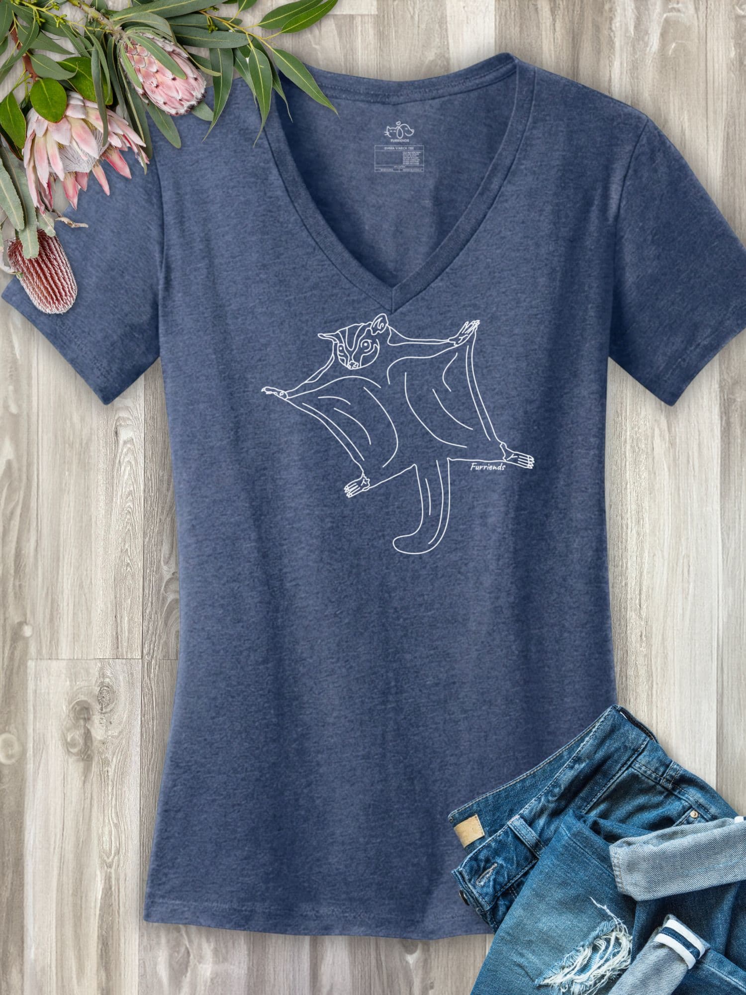 Sugar Glider Emma Women's V-Neck Tee