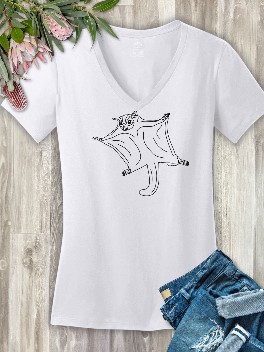 Sugar Glider Emma Women's V-Neck Tee