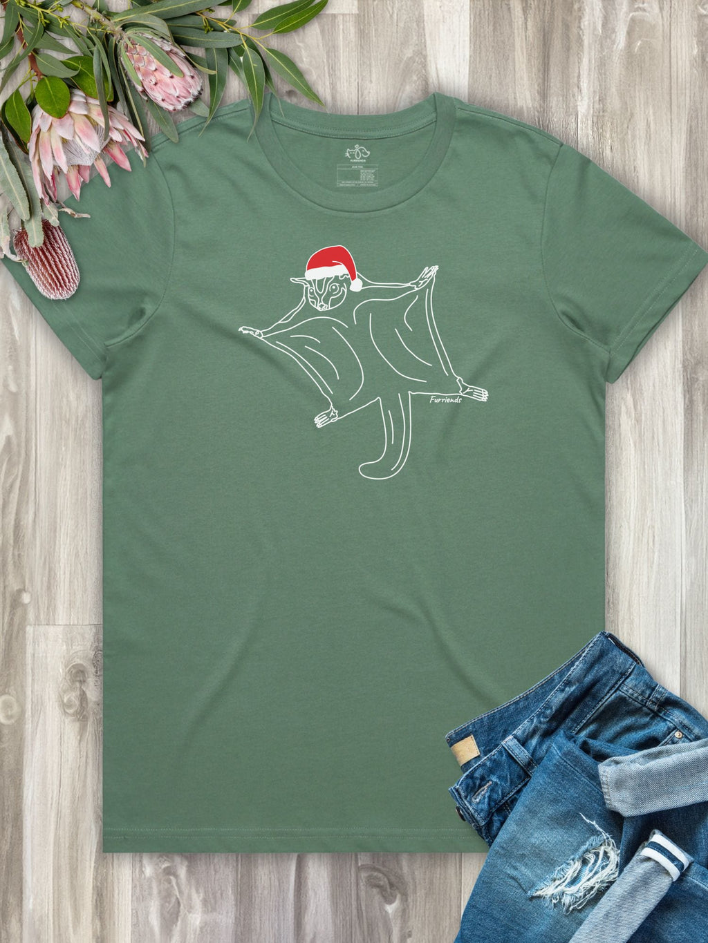 Sugar Glider Christmas Edition Ava Women's Regular Fit Tee