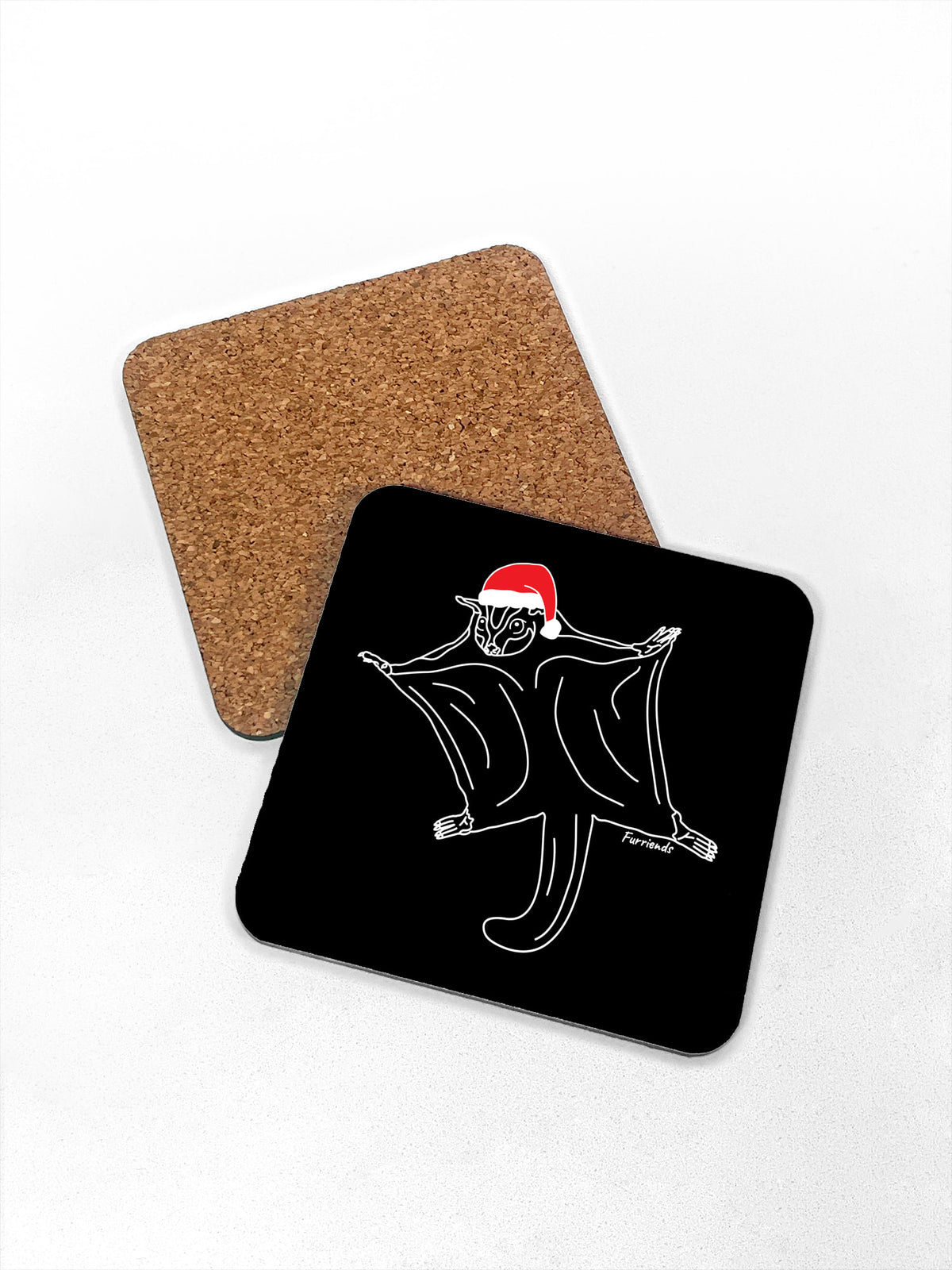 Sugar Glider Christmas Edition Coaster