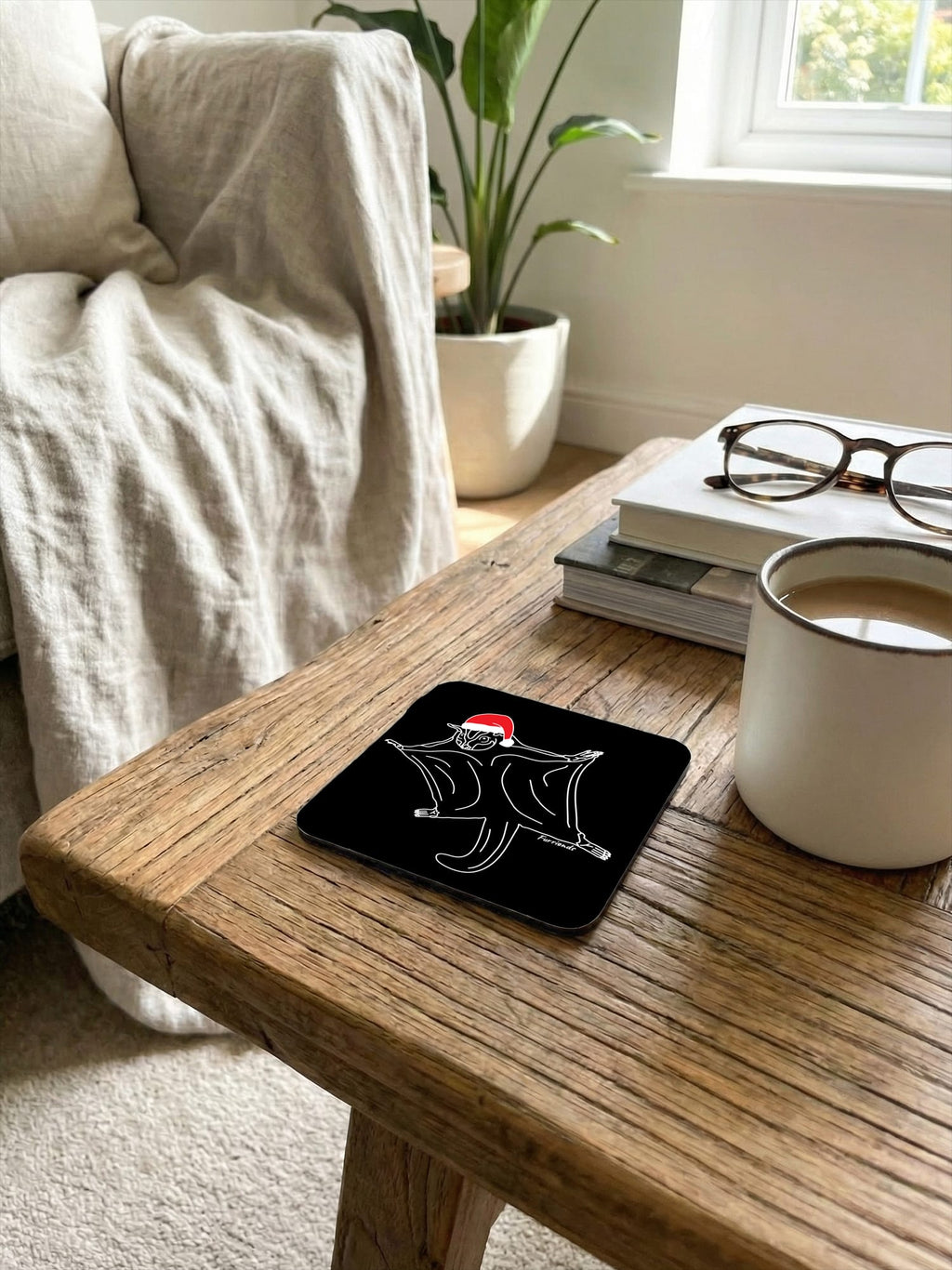 Sugar Glider Christmas Edition Coaster