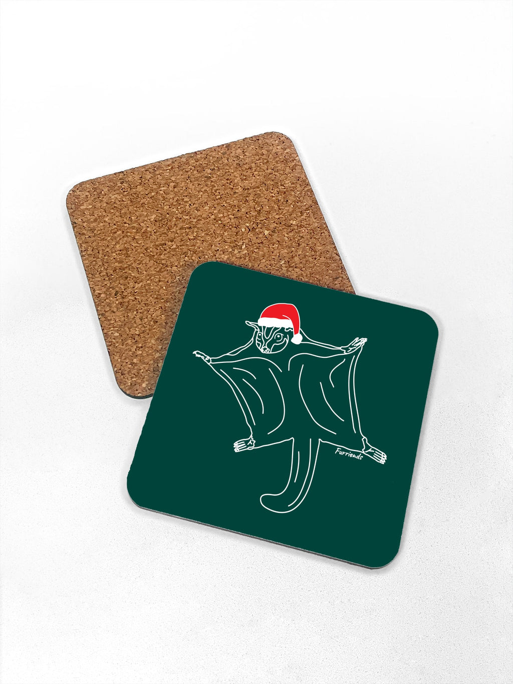 Sugar Glider Christmas Edition Coaster