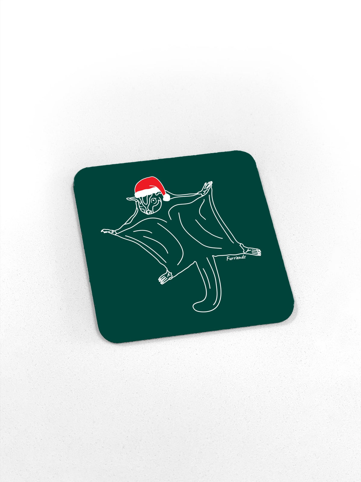 Sugar Glider Christmas Edition Coaster