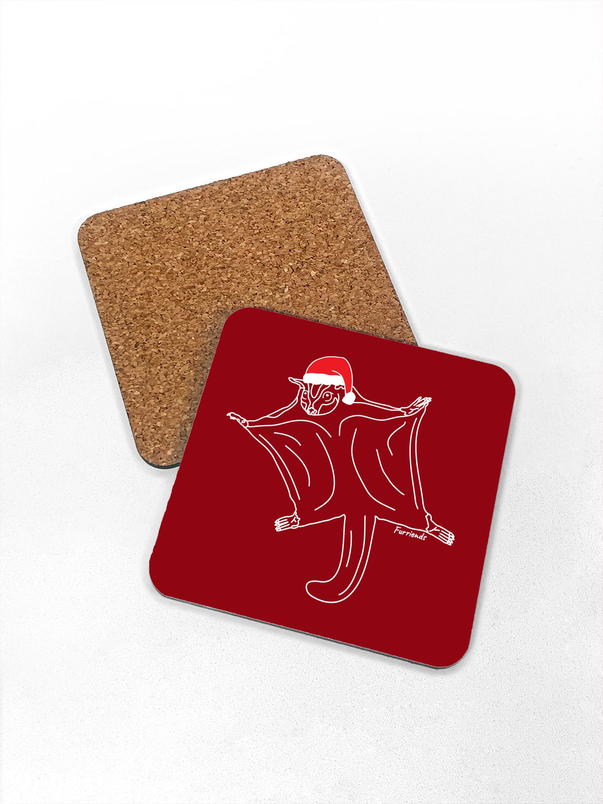 Sugar Glider Christmas Edition Coaster