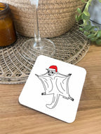 Sugar Glider Christmas Edition Coaster
