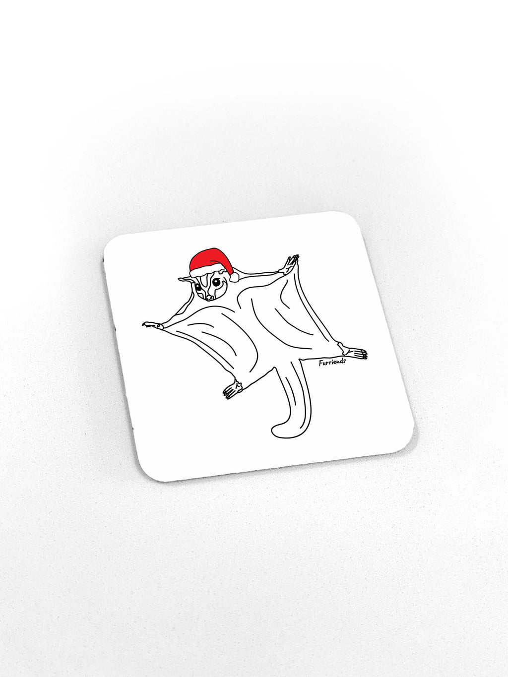 Sugar Glider Christmas Edition Coaster