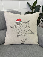 Sugar Glider Christmas Edition Linen Cushion Cover