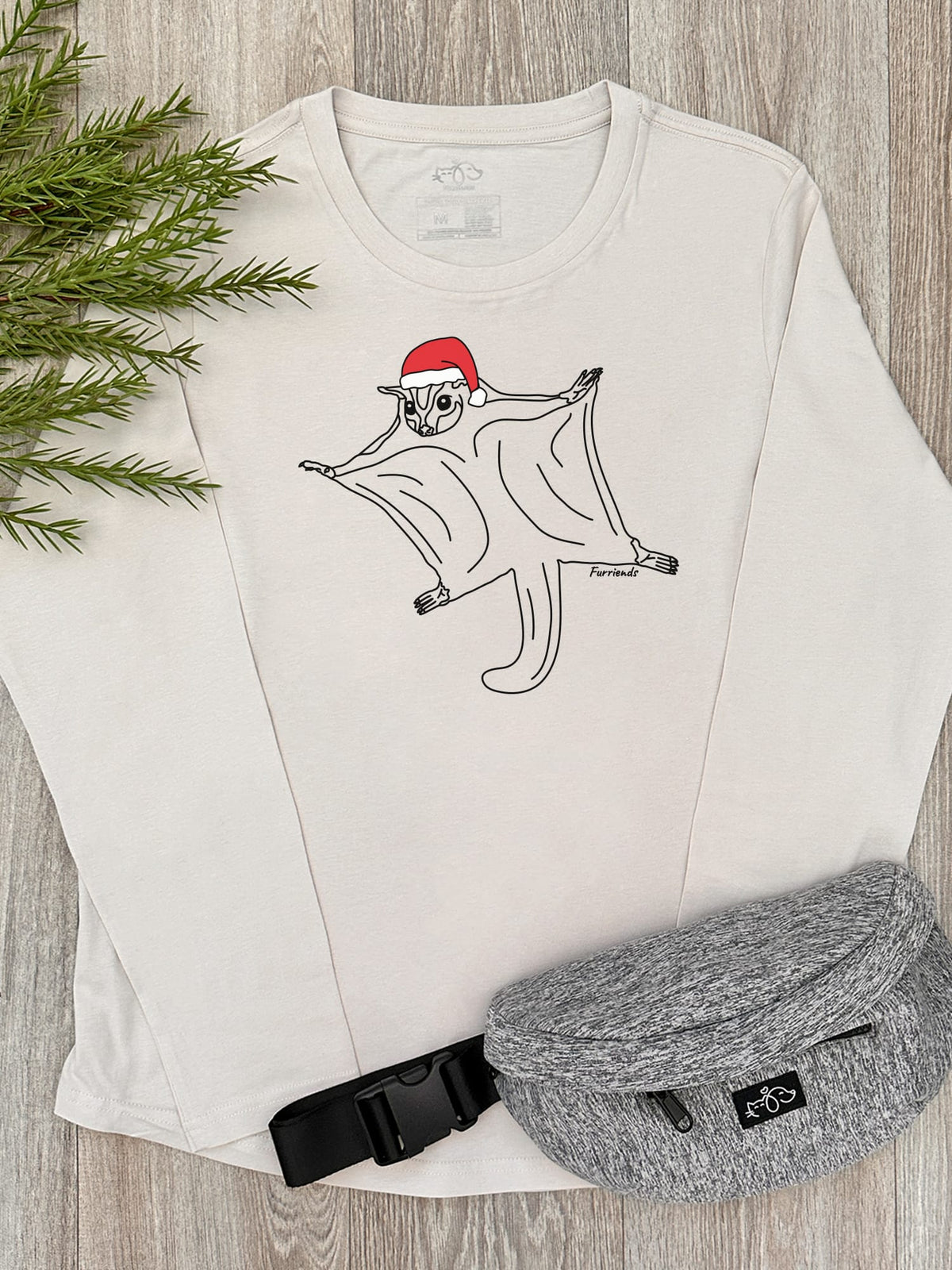 Sugar Glider Christmas Edition Olivia Women's Long Sleeve Tee