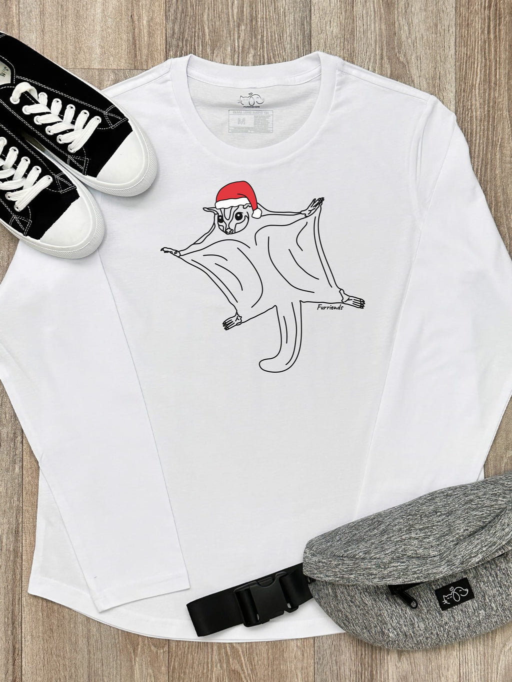 Sugar Glider Christmas Edition Olivia Women's Long Sleeve Tee