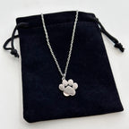 Paw Print Pendant Necklace