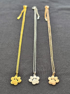 Paw Print Pendant Necklace