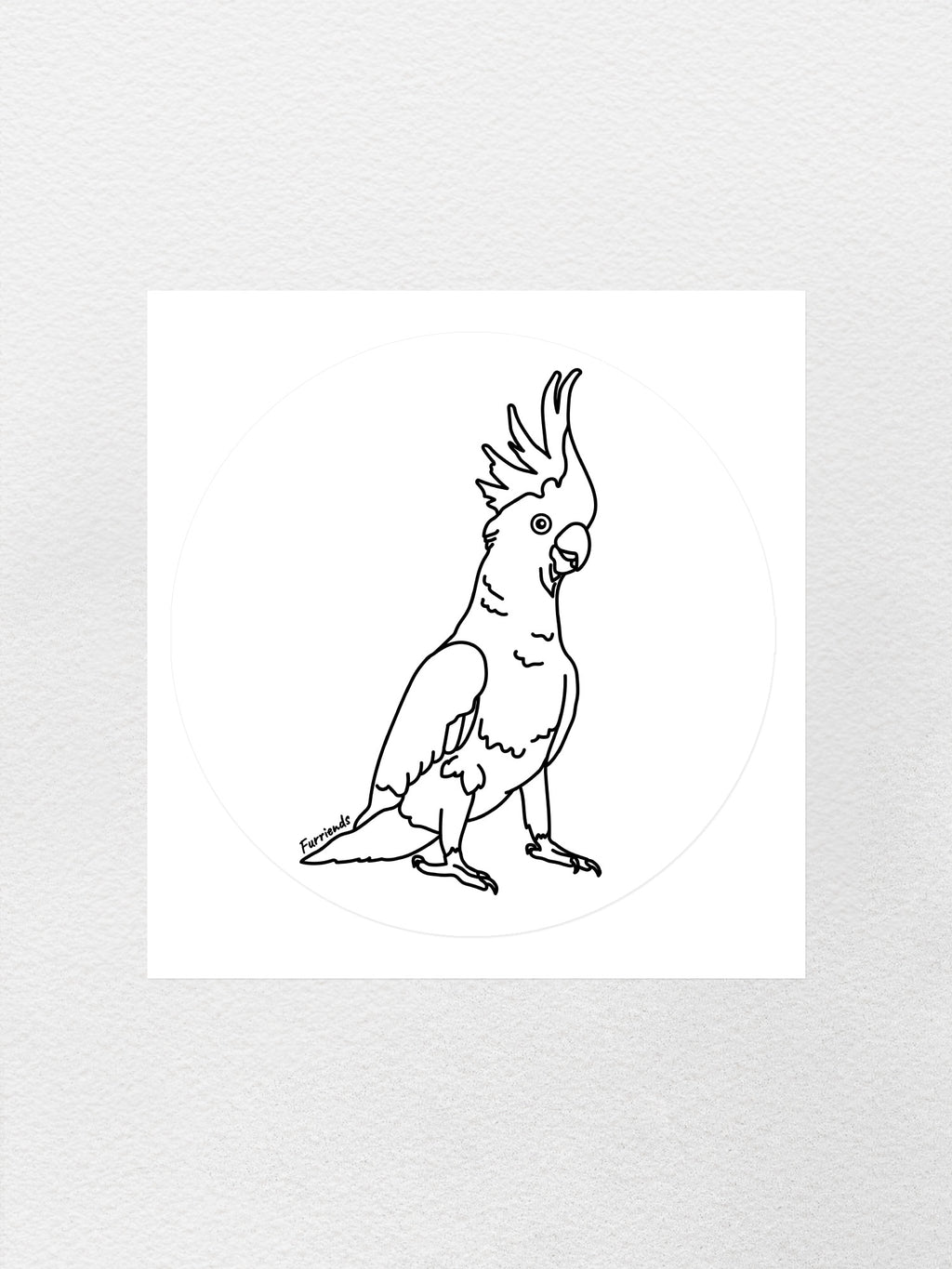 Sulphur-Crested Cockatoo Sticker