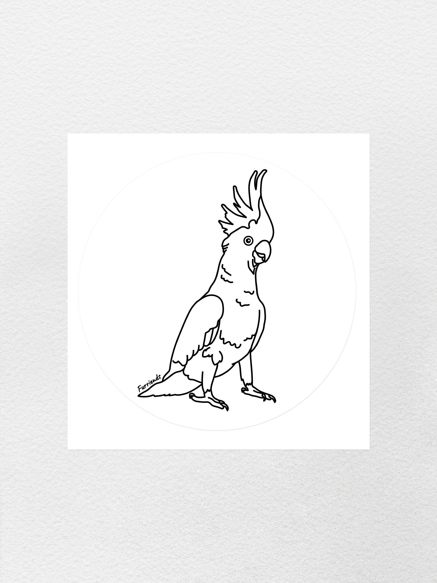 Sulphur-Crested Cockatoo Sticker