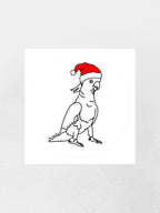 Sulphur-Crested Cockatoo Christmas Edition Sticker