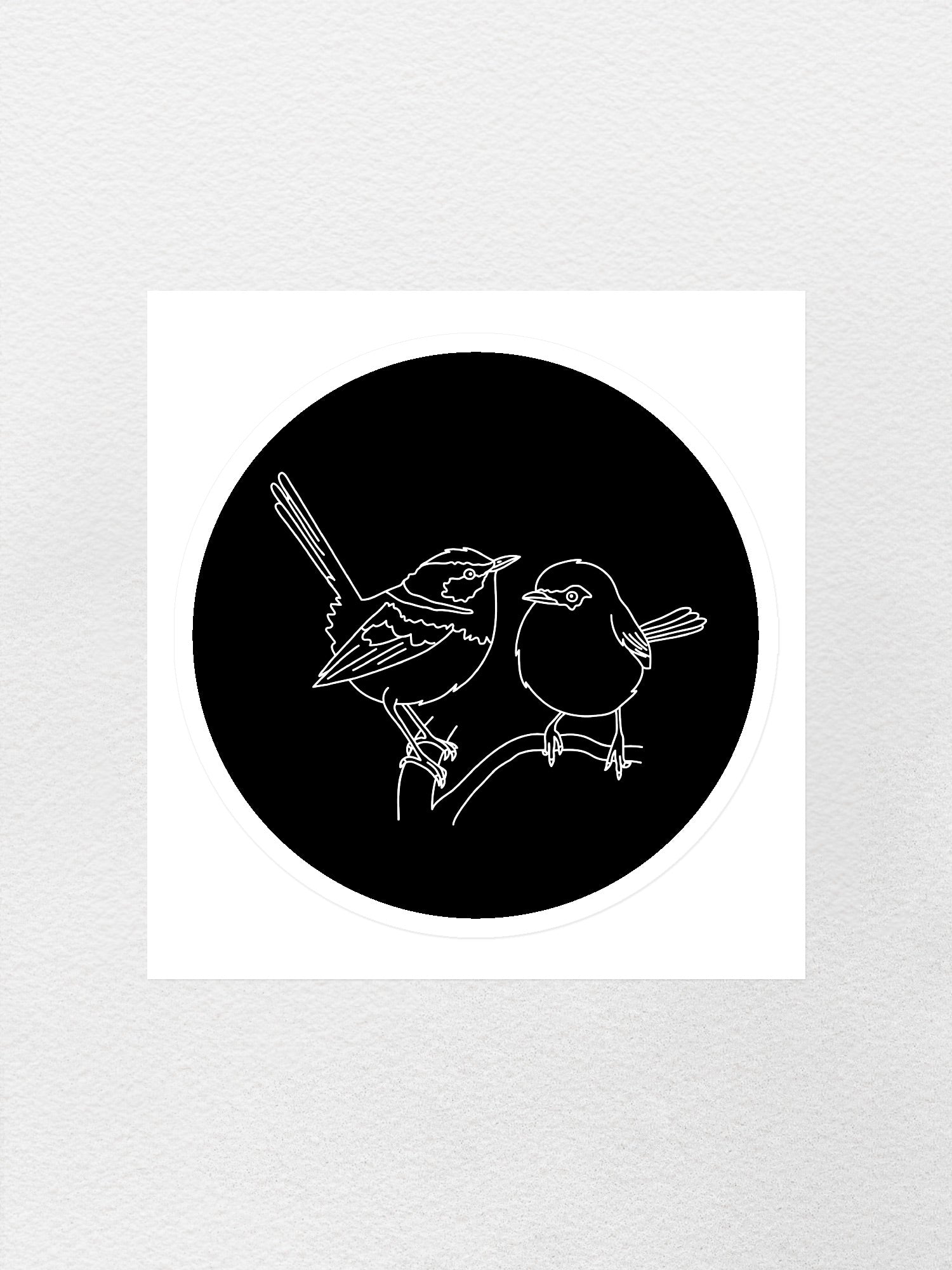Superb Fairy Wren Sticker