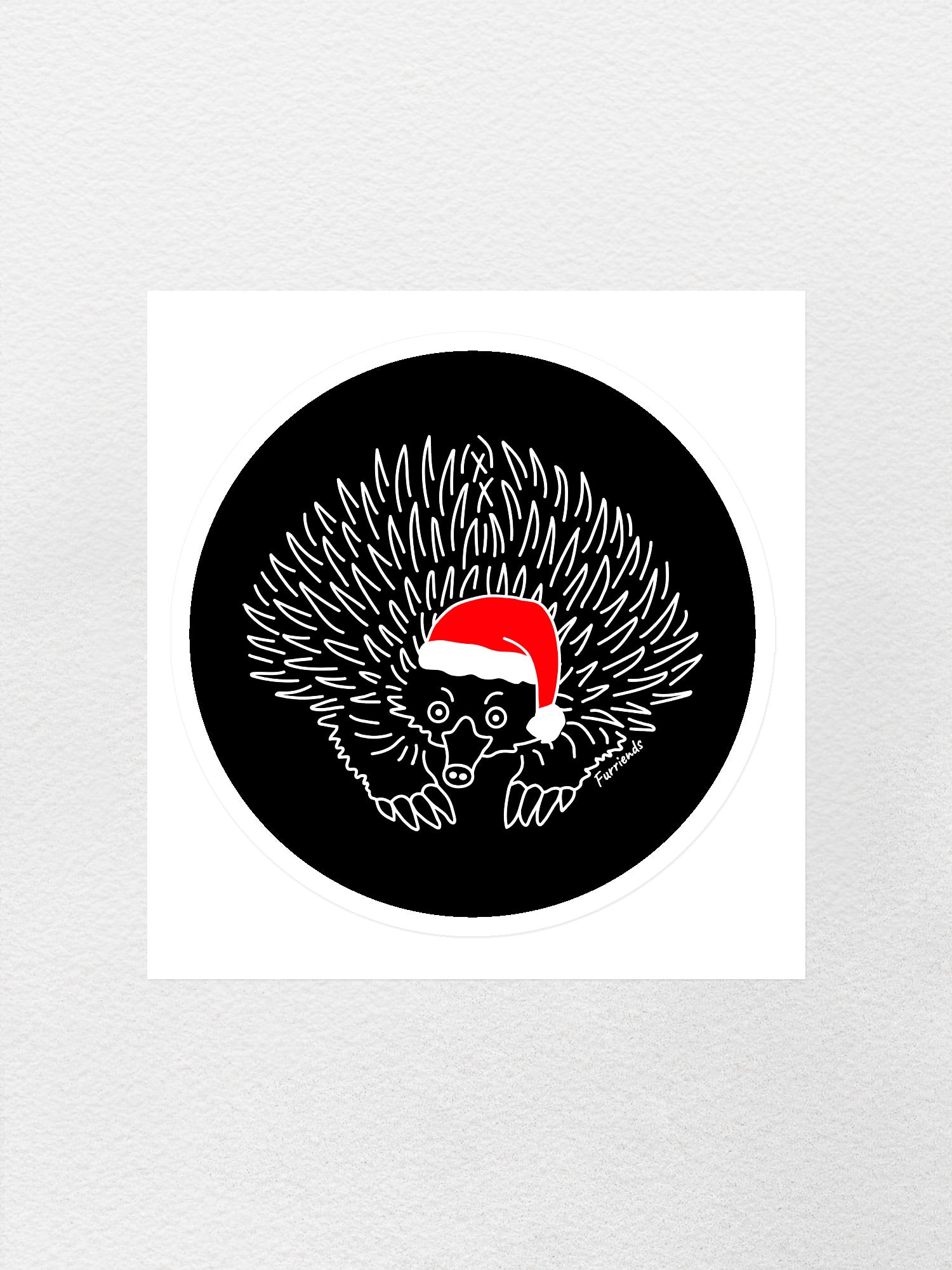 Echidna Christmas Edition Sticker