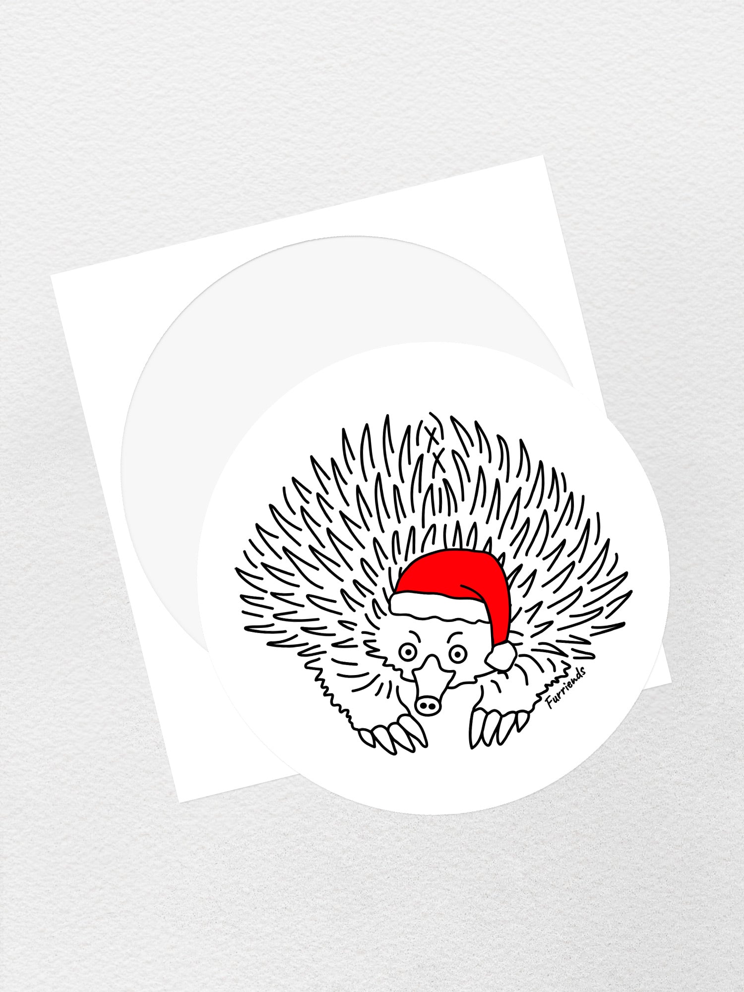 Echidna Christmas Edition Sticker
