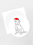 American Staffordshire Terrier Christmas Edition Sticker