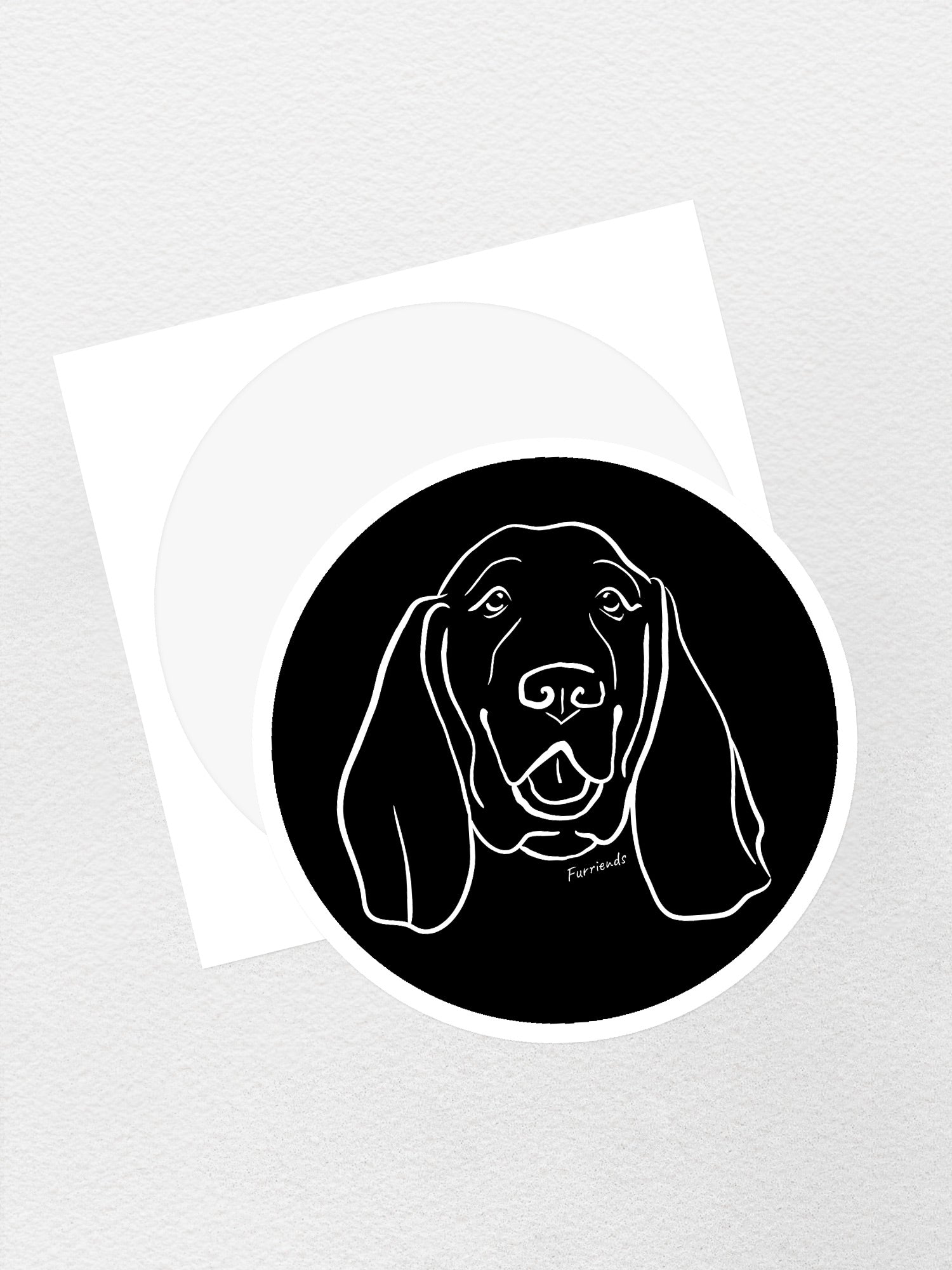Basset Hound Sticker