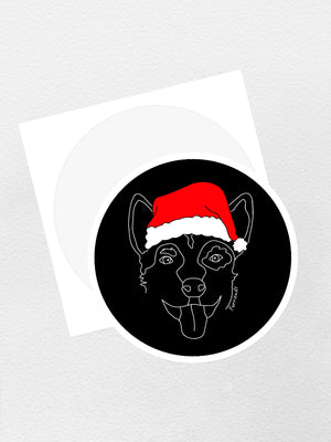 Blue Heeler Christmas Edition Sticker